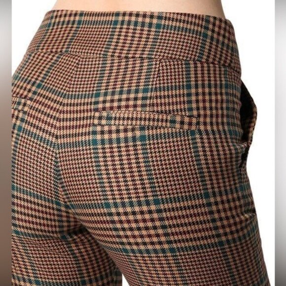 Veronica Beard | Cormac Plaid Wool Blend Trousers Size 0 - Picture 5 of 8